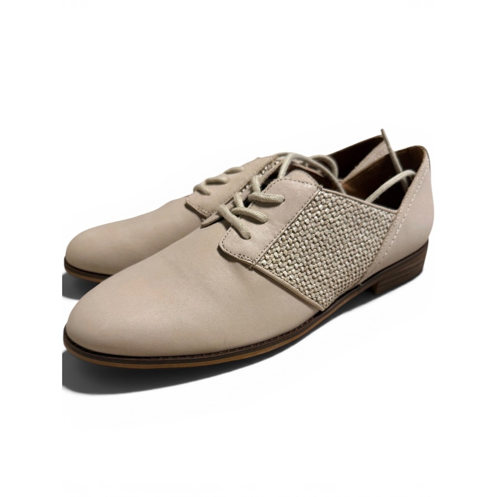 Lucky Brand Elyza Off White Lace-Up Oxfords Womens 10M 41.5 - Picture 3 of 6